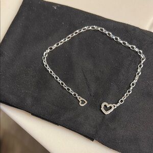 Gorjana Silver Heart Bracelet